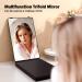 Eastdone LED Trifold Mirror for Self Hair Cutting and Makeup - 360 Vanity Mirror with Lights, Barber Supplies, Black - Buy Online on GoSupps.com