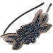 Beaupretty Beaded Flapper Headband Vintage 1920s Headpiece Performance Hair Accessory for Party Wedding Anniversary(Blue) - Buy Online on GoSupps.com