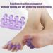 Weddhuis 4-Part Washable Toe Separator | Nail Polish Pedicure Tool & Toenail Divider - Buy Online on GoSupps.com