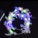 LEEMASING LED Feather Wreath Crown Headband Light-Up Angel Halo Headband For Wedding Christmas Halloween Valentine's Day (Colorful) - Buy Online on GoSupps.com