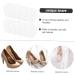 FRCOLOR 5 Pairs Anti-Slip Gel Insoles - Thick Cushions for Ultimate Comfort | Forefoot Pad Shoes Accessories - International Shipping Available - Buy Online on GoSupps.com