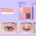 YMH BEAUTE VIOLET FAIRY 4 Color Nude Eyeshadow Palette - High Pigment Matte Shimmer Pink Brown Eye Shadow - Vegan & Cruelty-Free - Warm Natural (04) - Buy Online on GoSupps.com