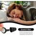 2 Sets Noise Canceling Earplugs - Reusable Silicone Concert Ear Plugs for Sleeping Snoring Working & Studying (White & Black) - Shop Internationally Today - Buy Online on GoSupps.com