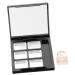 Healeved Eyeshadow Holder 1 Set Compact Empty Highlighter Case Mirror Inside Refillable Cosmetics Container