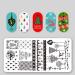 5PCS Christmas Nail Stamp Plates - Tree Snowflake & Elk Designs | Nail Art Tools for Women - Buy Online on GoSupps.com