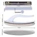 Premium Nano Glass Nail File & Chamois Nail Buffers - All-in-One Acrylic Nail Shine Kit | beUakso Natural Nail Care - Buy Online on GoSupps.com