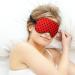 Buy Black Dot Ladybugs Sleep Mask for Women | Adjustable Eye Shades Cover with Elastic Strap - International Shipping Available - Buy Online on GoSupps.com