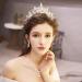 Baroque Queen Crystal Crown and Tiara - Silver COCIDE Women's Headband for Bride, Bridesmaids, Halloween Costume | Mermaid Princess Tiaras Hair Accessories - Clear+Silver - Buy Online on GoSupps.com