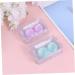 Solustre 4-Piece Mini Container Set for Colored Contact Lenses | Eye Care Holder & Carrying Bag - Buy Online on GoSupps.com