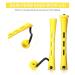 60 Yellow Permanent Hair Rods - Non-Slip Plastic Cold Wave Rollers with Rubber Tape (0.28 inches) - 1 Pack - Buy Online on GoSupps.com