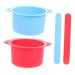 Solustre 2 STK formwork set made of silicone mask mixer Setting Silicone shell WachSerhitzer inner pot masking bowl make mask mixed stick manicure stir bar pebbles