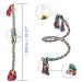 Aumuca Bird Perch Stand Rope Toys for Small to Large Birds - 39 inch - Pack of 3 - Buy Online on GoSupps.com