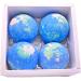 Handmade Natural Bath Bombs Set - Organic Birthday Gift for Her - Mental Health Spa Kit with Shea Butter - Moisturizing Fizzy Spa and Bath Salt - BeDelightCo - Buy Online on GoSupps.com