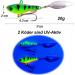 Njord Kalastus Jig Spinner Set 2023 - 5-Piece 20g UV-Active Lead Head for Perch Pike Zander & D bel | Colorful Trigger Hook | International Shipping - Buy Online on GoSupps.com
