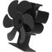 High-Efficiency Aluminum Stove Fan - Self-Starting 6-Blade Heat-Powered Fan for Home | 152mm Diameter - Buy Online on GoSupps.com