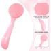 Amabro Silicone Manual Facial Cleansing Brush Skin Friendly Face Cleaning Scrubber Silicone Face Scrubber Exfoliating Brush for Exfoliating Massaging Remove Blackheads Makeup Skincare Removal - Buy Online on GoSupps.com