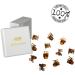 HAARallerliebst Hair Clips - 12 Brown Clips (2 cm) with White Storage Box - International Shipping Available - Buy Online on GoSupps.com
