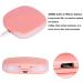 Yixin LED Travel Makeup Mirror 1x/5x Magnification Portable Compact Small 3.5 Wide Illuminated Folding Mirror - Daylight LED, USB Charging - Pink - Buy Online on GoSupps.com