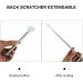 6-Piece Extendable Stainless Steel Back Scratchers - Telescopic Claw Massagers for Ultimate Comfort - Buy Online on GoSupps.com