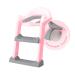 Ashtonbee Mountable Potty Seat (with steps, Pink) with steps Pink