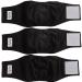 JoyDaog Belly Bands for Small Dog Diapers Reusable Dog Training Pants 3 Pack Black S(10"-13"Waist) Black (3 Pack)