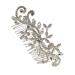 minkissy Wedding Hair Accessories Prom Hair Accessories Hair Combs for Women Accessories Bridal Hair Accessories Wedding Hair Comb Hair Side Comb Decor Zinc Alloy Bride Rhinestone Hair