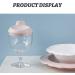 Kaiwern Pink Plastic Goblet Cup | Baby Sippy Cup Wine Glass | Beverage Mug Milk Bottle with Lid for Kids - Birthday Party Celebration - Buy Online on GoSupps.com