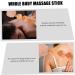 Healeved Wooden Massage Roll - Shiatsu Neck & Foot Roller for Relaxation and Fitness - Buy Online on GoSupps.com