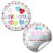 Love Bomb Candy Heart Themed Hot Cocoa Bomb Sticker Labels for Valentine's Day  Total of 40 2 Circle Stickers (20 sets of 2) by AmandaCreation