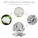 22 Momme 100% Pure Mulberry Silk Grey Sleep Cap for Women - Double Layer Hair Bonnet for Sleeping - Buy Online on GoSupps.com