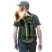 Galat e dogs -backpack dog rack dog backpack for most dog sizes adjustable pet backpack wearers ideal for traveling hiking camping (M dark green) m dark green