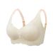 Callmo Hatme posture correction BH WMBRA COMFY POSITION Correct Back Women BH Non-Wired Bra Full Coverage Invisible Support Bra Wireless Breathable Zero-Feeling Z02-Green XXL
