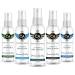 CA Perfume Most Attractive Men Set Impression of (Aventura + Mr.Savage + Bvl. Man + Invincible + Legend) Fragrance Sample Travel Size Parfum Sprayer (2 Fl Oz/60 ml) x 5