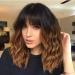 Testar brown wavy wigs with pony short ombre-brown curly wavy wavy bob wigs for women synthetically heat-resistant for the daily use of girls short ombre brown