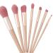 7 Piece Beige Eye Makeup Brush Set - Advanced Synthetic Brushes for Eyeshadow Eyeliner Concealer & Contour | International Shipping Available - Buy Online on GoSupps.com