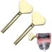 Toothpaste Tube Key Toothpaste Squeezer Key 2 Toothpaste Squeezer Tube Roller Metal Tube Squeezer Key Manual Toothpaste Squeezer For Paint Cream Cosmetic And Hair Dye Gold - Buy Online on GoSupps.com