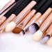 20-Piece Black Makeup Brush Set - Professional Beauty Tools for Foundation Eyeshadow & Powder | Perfect for Flawless Makeup Application - Buy Online on GoSupps.com