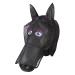 PFIFF 101013 Fly Mask Face Mask with Motif for Horses Fly Protection Black-Pink Cob/Thoroughbred/M