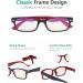Buy Eyekeper Computer Reading Glasses - UV Protection Anti-Blue Light Scratch-Resistant | BB40 Lens in Black & Red 2.5 Diopters - Buy Online on GoSupps.com