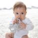 Dr. Brown's Flexees Beaded Teether Rings & Bunny 4-Pack - Silicone Teething Toys for Babies 3m+ | BPA-Free, Easy to Hold & Self-Soothing - Black/White/Gray - Buy Online on GoSupps.com