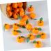 Alipis 50pcs orange cupboard desktop toys plastic teaching aids decorations Model Toy accessories mini Scene Photography Props decorate window False Orange Decor fake fruit - Buy Online on GoSupps.com