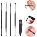 INOOMP Professional Ear Wax Clean Tool Set 5pcs Double Head Rotating Ear Scoop Cleaner Kit and Personal Hygiene - Buy Online on GoSupps.com