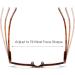 JM Set of 4 Round Reading Glasses - Spring Hinge Readers for Women & Men - +2.25 Black & Tortoise Eyeglasses - Buy Online on GoSupps.com