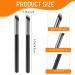 2-Piece Angled Concealer Brush Set - Under Eye & Foundation Brush for Liquid/Cream Makeup - Mini Nose Contour Brushes - Buy Online on GoSupps.com