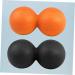 Healeved 2pcs Back Roller Yoga Ball - Peanut Massage Ball for Deep Tissue & Muscle Relief | International Shipping - Buy Online on GoSupps.com