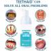 Teethaid mouthwash Teeth Whitening Foam Toothpaste Stain Removal Eliminating Bad Breath Oral Care (3pcs) - Buy Online on GoSupps.com