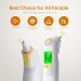 Easter Fever Thermometer - Digital Infrared Ear & Forehead Thermometer for Baby & Adults | Hygienic Accurate & Comes with 24 Disposable Caps - Yellow - Buy Online on GoSupps.com