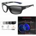 Multifocal Progressive Cycling Glasses for Men & Women | UV400 Photochromic Transition Reading Glasses - Black 1.75x - Buy Online on GoSupps.com