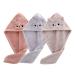 BATTILO PTY Funny Cute Cat Microfiber Hair Towel Wrap for Kids 3 Packs Hair Drying Towels Rapid Dry Hair Turban Twist Hair Towel for Women Girls Kids Curly Long Hair(Cat)