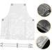 BELLIFFY Barber Apron Hair Apron Stylist Apron Hair Cutting Apron Clear Aprons for Hair Stylist Apron for Hair Stylist Salon Aprons for Hair Stylist Hairdresser Apron Adjustable Apron - Buy Online on GoSupps.com
